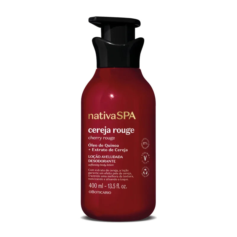Nativa Spa Cherry Rouge Body Lotion 400ml- Nativa Spa