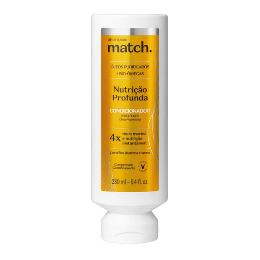 O Boticario Match Nutrition Deep Nourishing Conditioner - 280ml