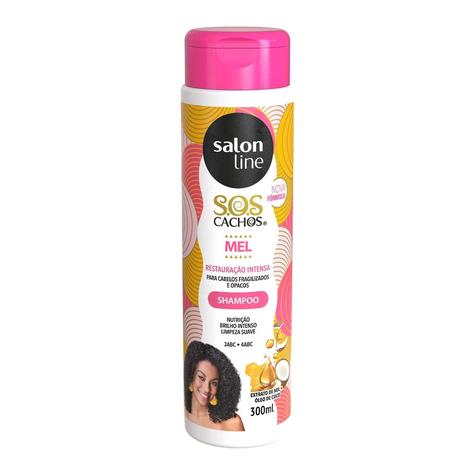 Salon line "SOS Cachos" Honey Shampoo - 300ml