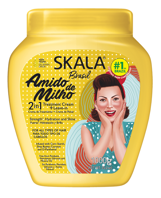 Skala Cosmetics "Amido de Milho" Moisturizing Cream - 1kg
