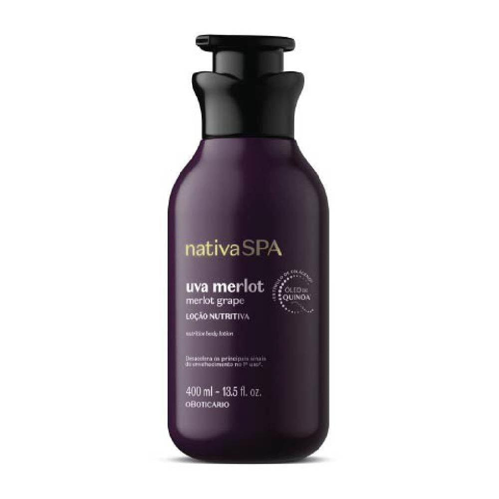 Nativa Spa Grape Merlot Body Moisturizing Lotion 400ml