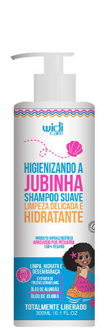 Shampoo Cleaning The Jubinha Gentle Cleaning Delicate And Moisturizing 300ml