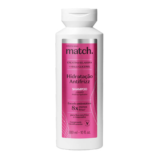 O Boticario Match Anti-Frizz Shampoo - 280ml