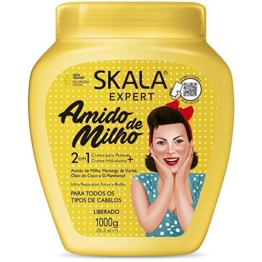 Skala Cosmetics "Amido de Milho" Moisturizing Cream - 1kg