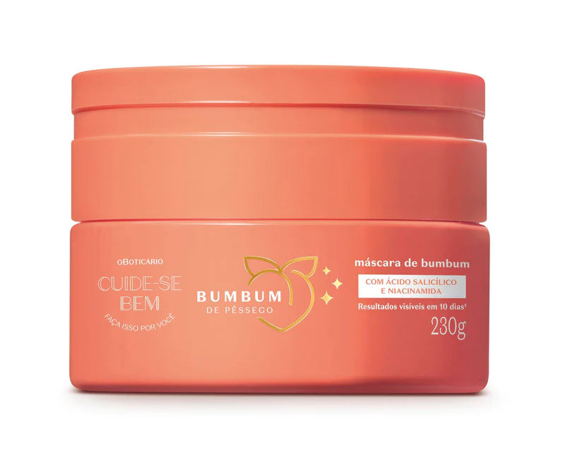 O Boticario Cuide-Se Pessegura Brazilian Bum Bum hydration Cream - 230g