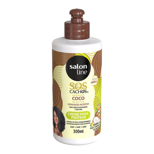 Salon Line "SOS Cachos" Coconut Combing Cream - 300ml