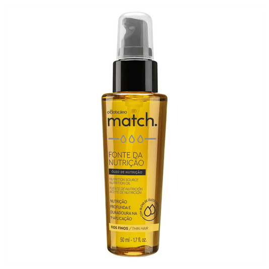 O Boticario Match Nutrition Source Oil for fine Hair - 50ml
